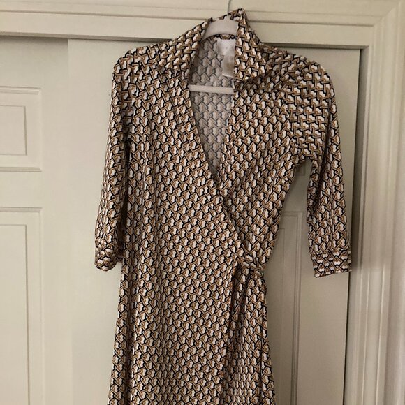Julie Brown Wrap Dress - Picture 1 of 6